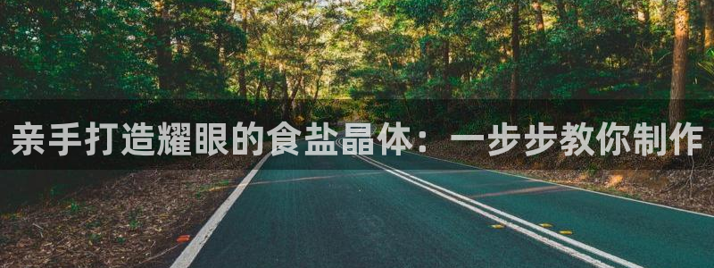 威九国际最受欢迎的功能：亲手打造耀眼的食盐晶体：一步步教你制