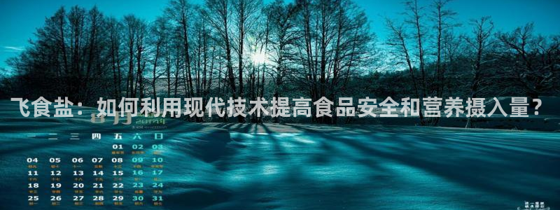 威九国际ft：飞食盐：如何利用现代技术提高食品安全和营养摄入